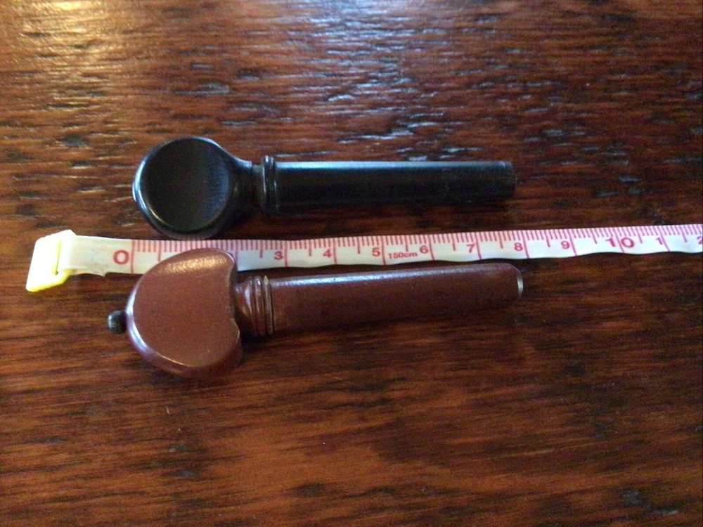 Ebony Viola Tailpiece Plus 2 Different Tuning Pegs