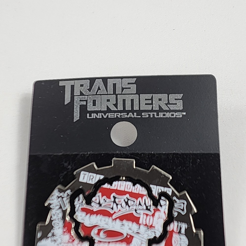 Universal Studios Transformers Bumblebee Graffiti Spinning 2011 Pin Trading New