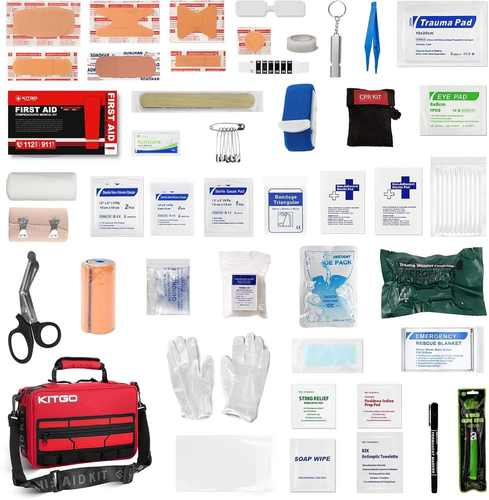 426 PCS First Aid Survival Kit Molle System Detachable Multi-Purpose Emergency