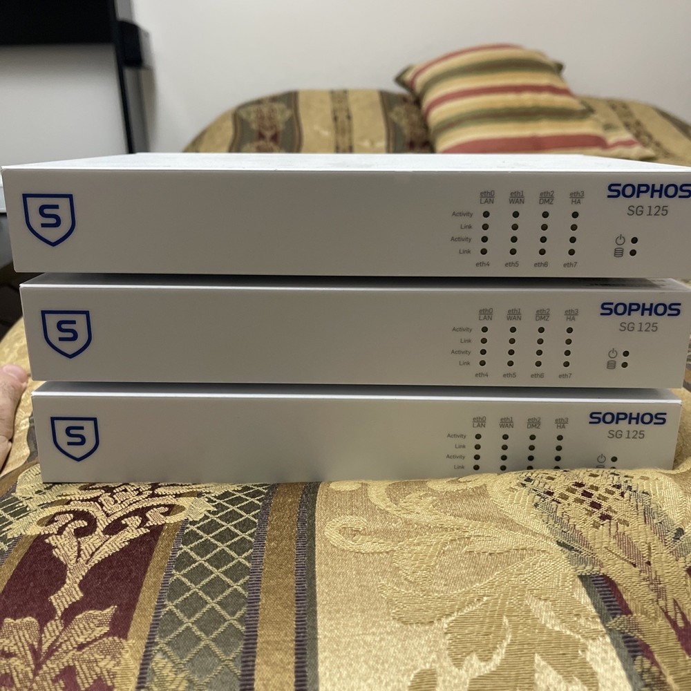 Sophos SG 125 Rev 2 Network Security Appliance. WIPED-- LICENSE UNKNOWN