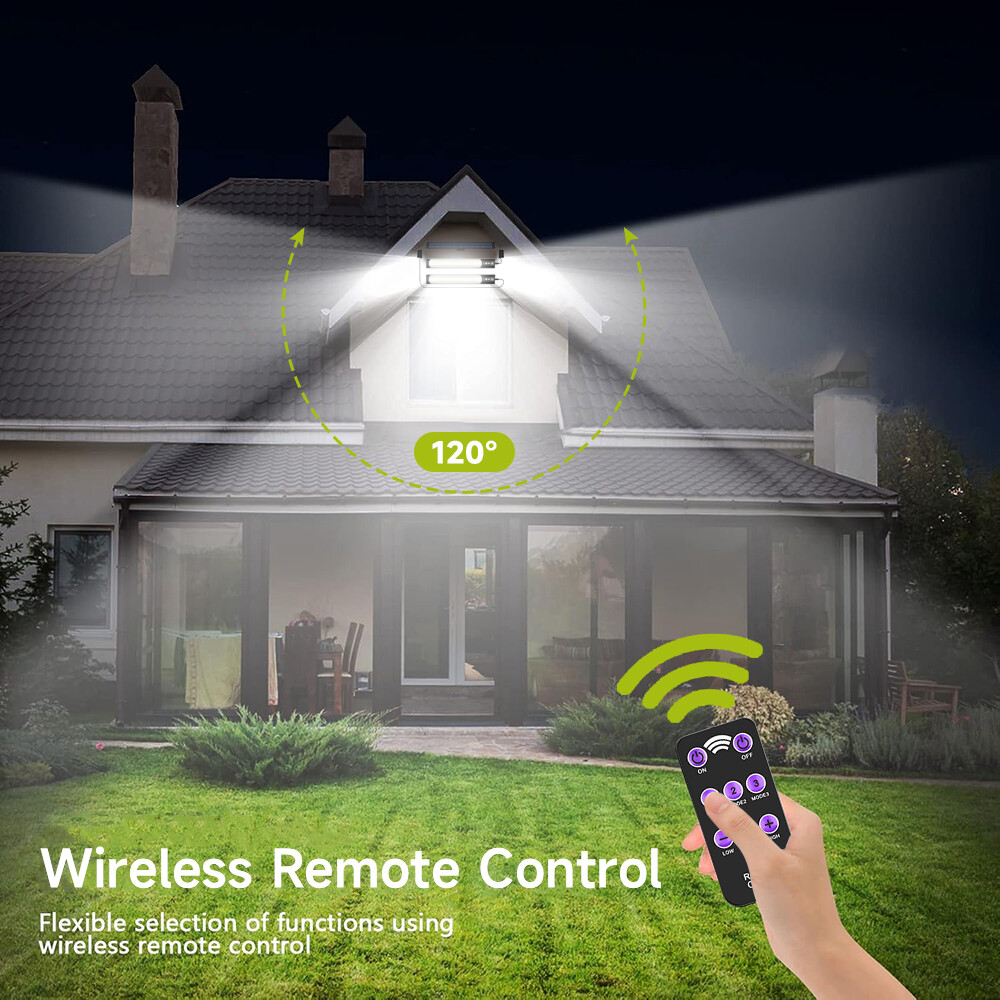 Solar Dual Light Outdoor Indoor Solar Powered Motion Sensor Shed Pendant Light