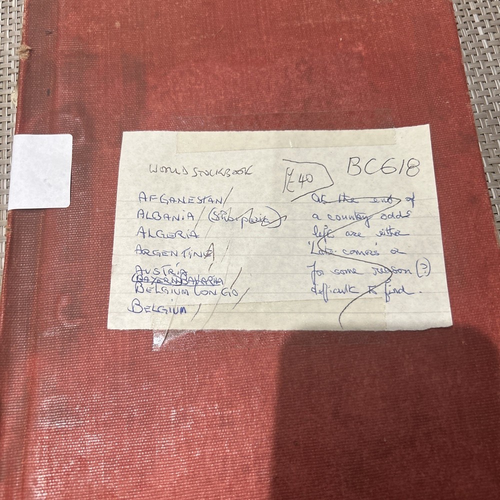 World Stockbook BC618