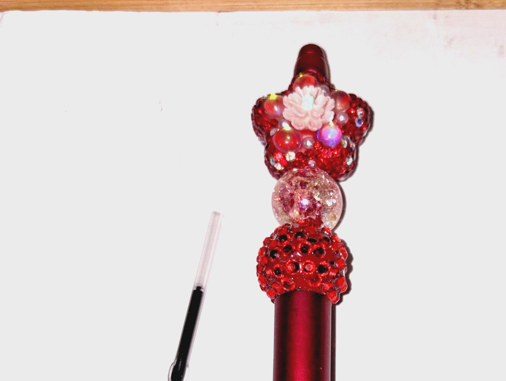HAND MADE BEAD PEN & KEY CHAIN & Valentines