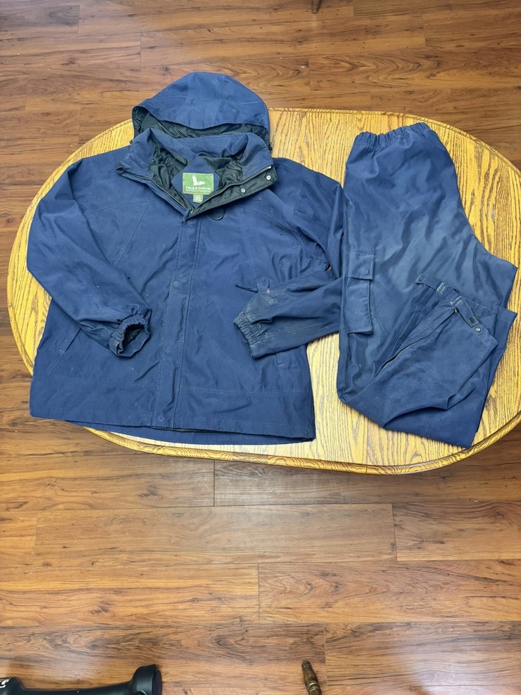 Field and Stream Hydro Rain Jacket and Pants. Size Large