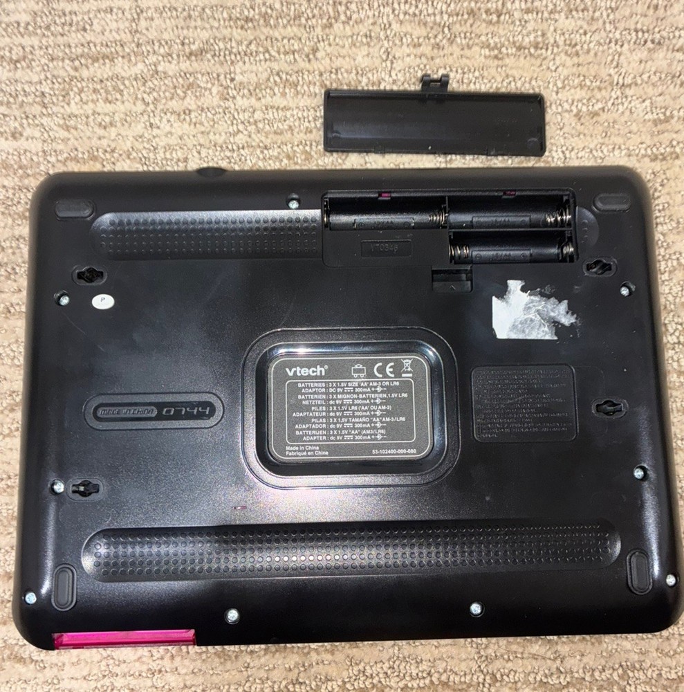 Pink Genius Notebook Computer Toy Learning Games Brain Math Works!