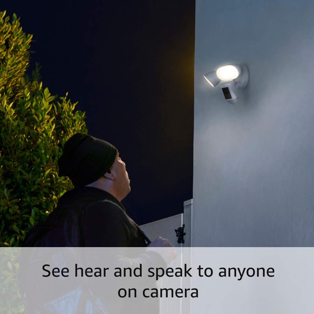 NEW Ring Floodlight Cam Wired Pro Bird Eye View 3D Detection LATEST MODEL CAMERA