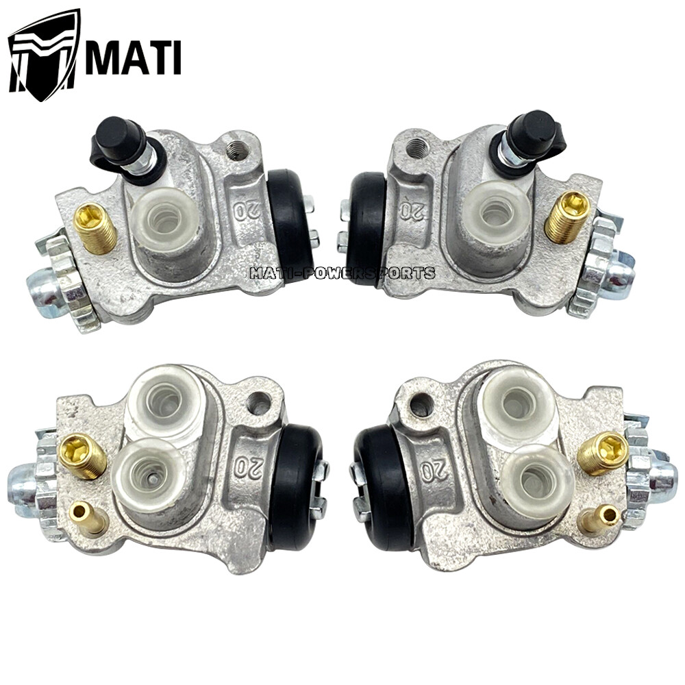 Front Brake Wheel Cylinders w/Shoes Kit for Honda Foreman 400 450 TRX400 TRX450
