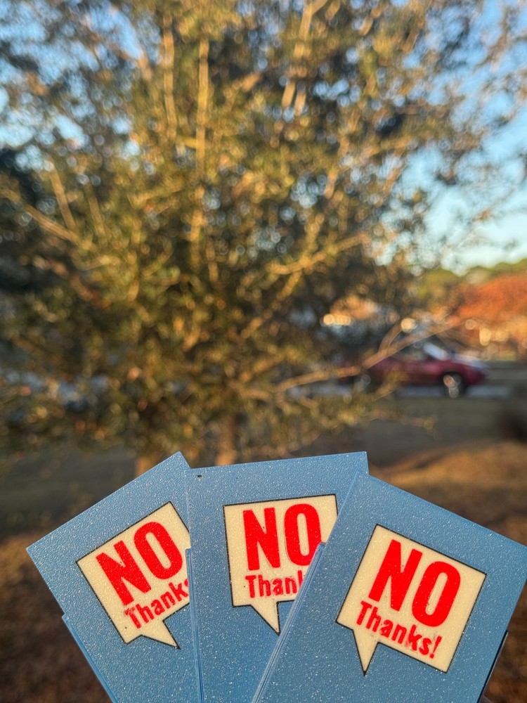 No Thanks Card game box MISPRINT