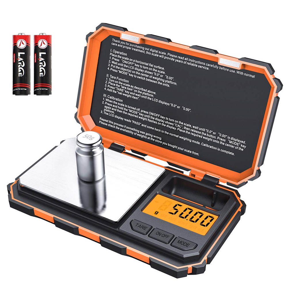 Digital Pocket Scale, Gram Scale 200G/0.01G, 6 Units Conversion Smart Scale with