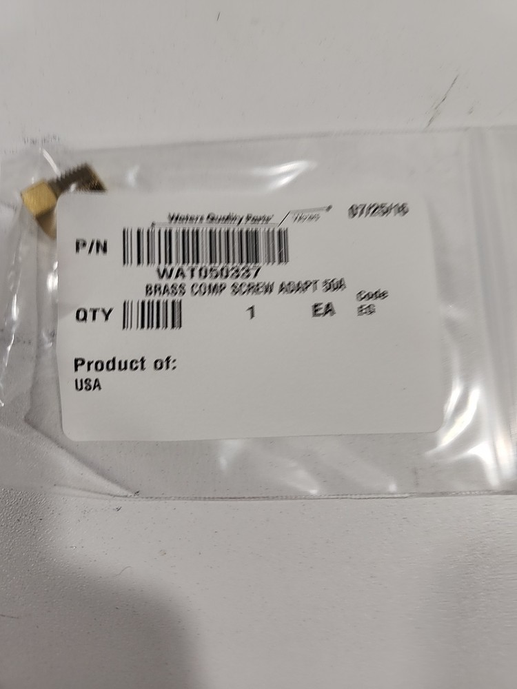 WATERS BRASS COMP. SCREW ADAPT 50A (WAT050337)