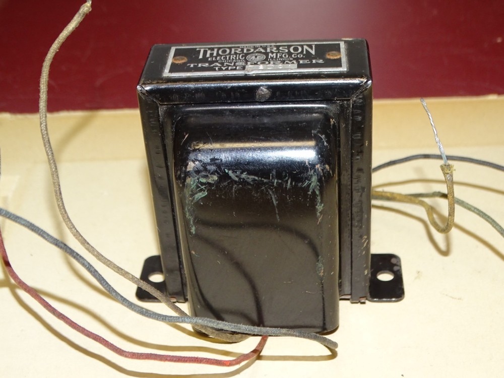 Thordarson Type 72D01 Transformer, Pri 4360 Ohms, Sec 2572 Ohms