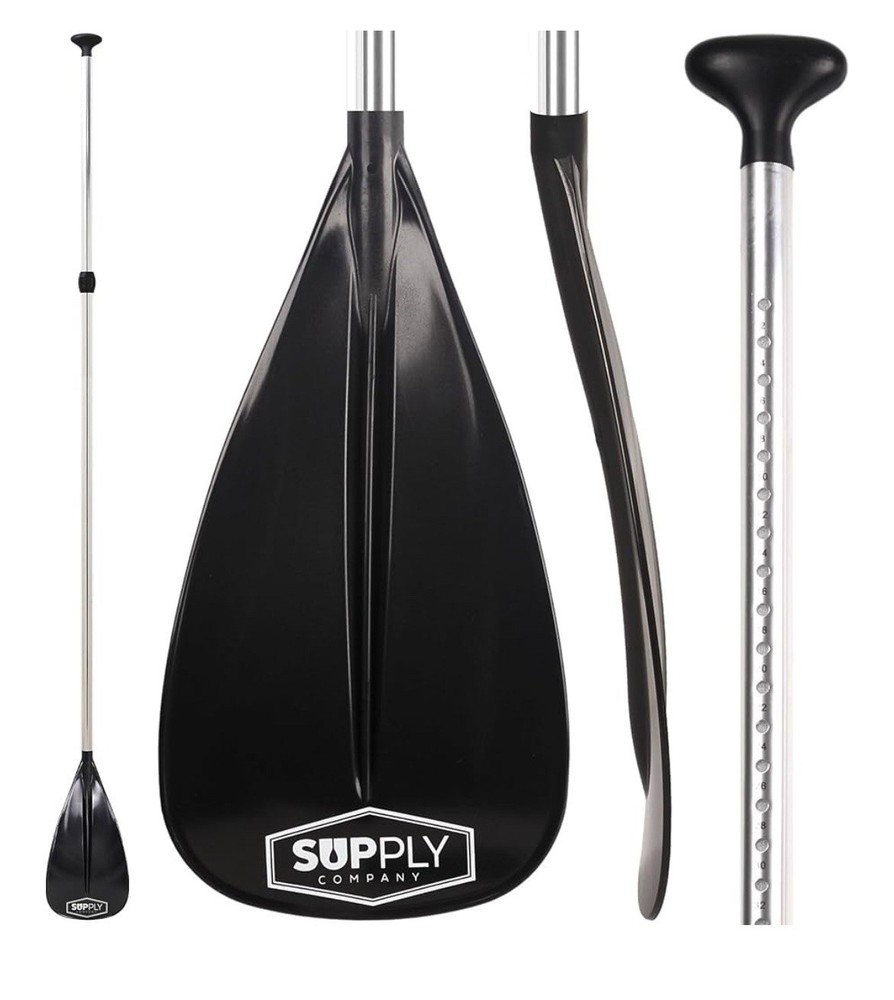 SUP Alloy Paddle - Adjustable 3 Piece Stand-Up Floating Board Paddle