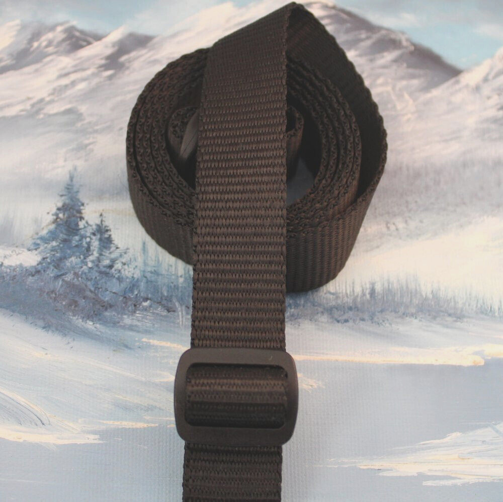 RIFLE SLING ~ BLACK POLYPRO ~ 1" x 52" ~ HEAVY DUTY