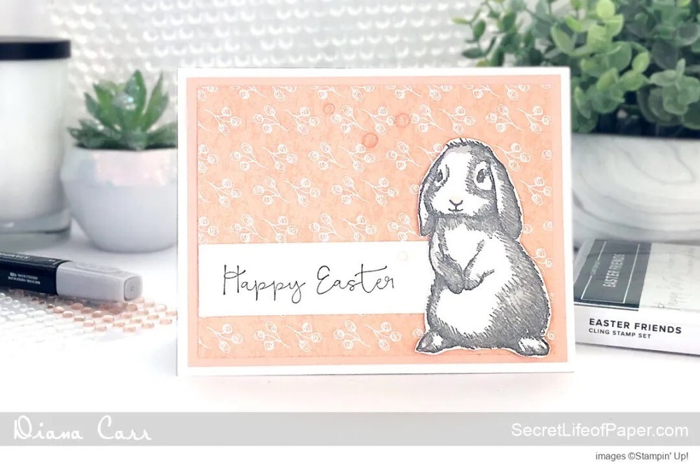 Stampin Up! EASTER FRIENDS Stamp Set & Pretty DSP. #346