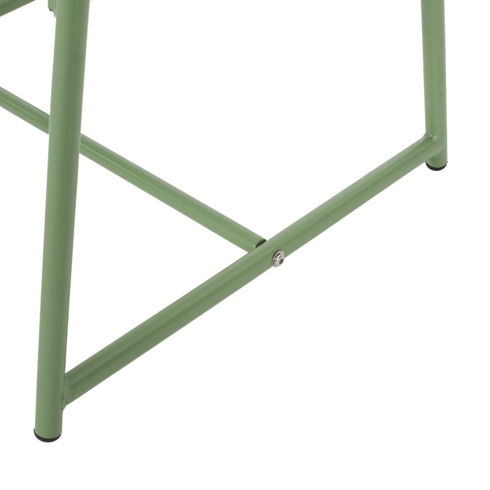 Outdoor Modern Iron Mesh 2 Seater Chat Set