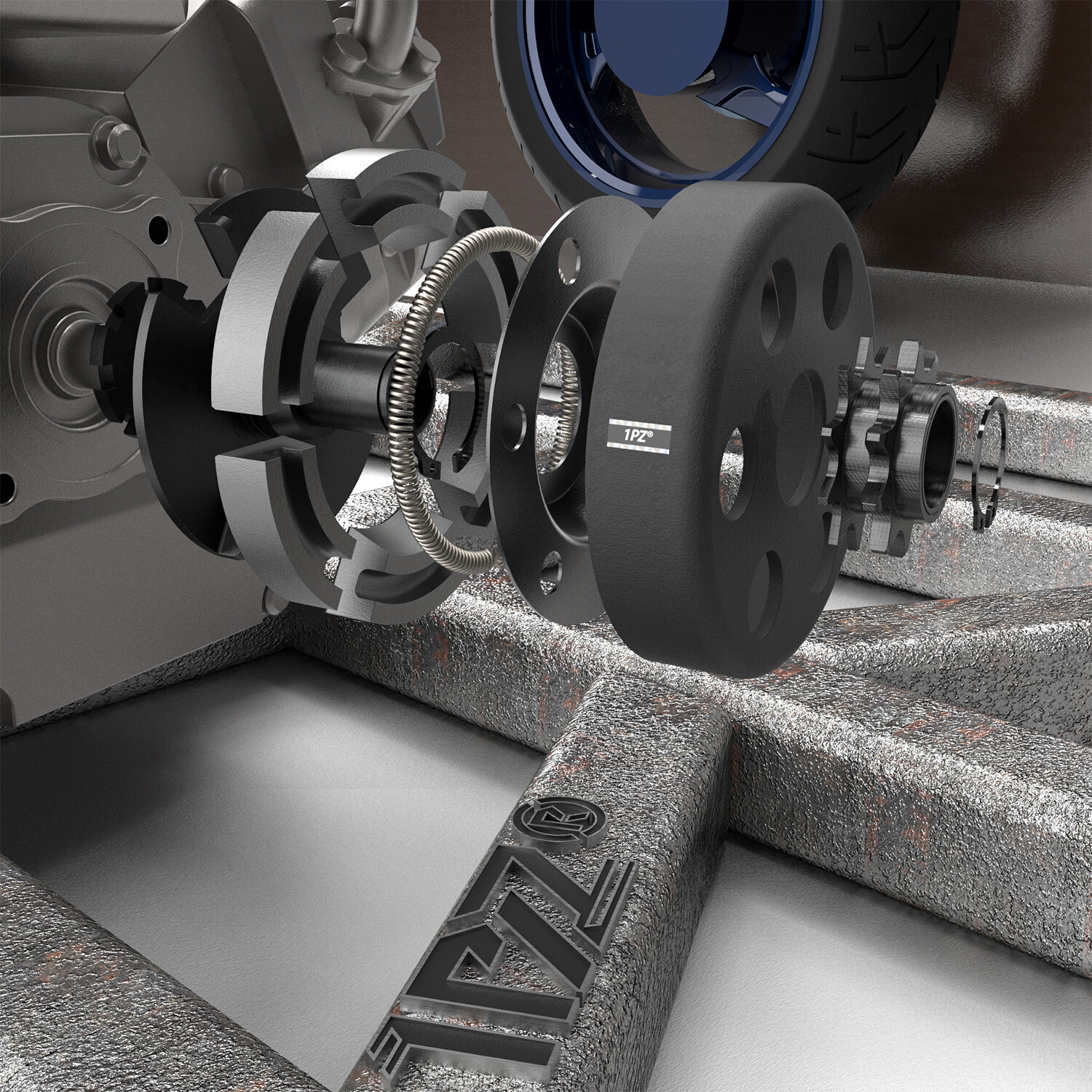 10T Centrifugal Clutch For Honda Cloned Engines GC160 GC190 GX120 GX140 GX160