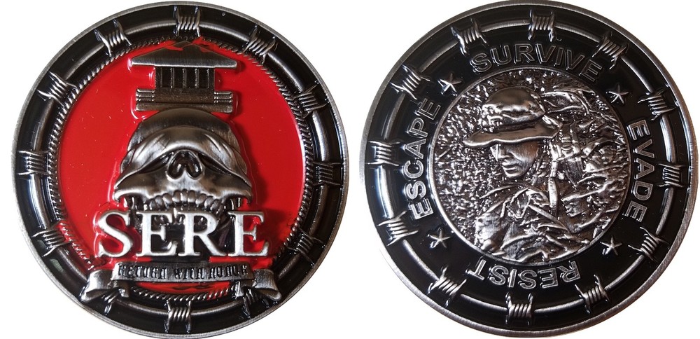 SERE/POW SCHOOL CHALLENGE COIN CHALLENGE COIN 43
