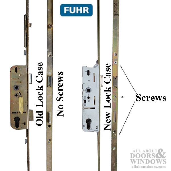Fuhr New Style Lock Case 45/92 Multipoint Replacement Gearbox 8mm Spindle