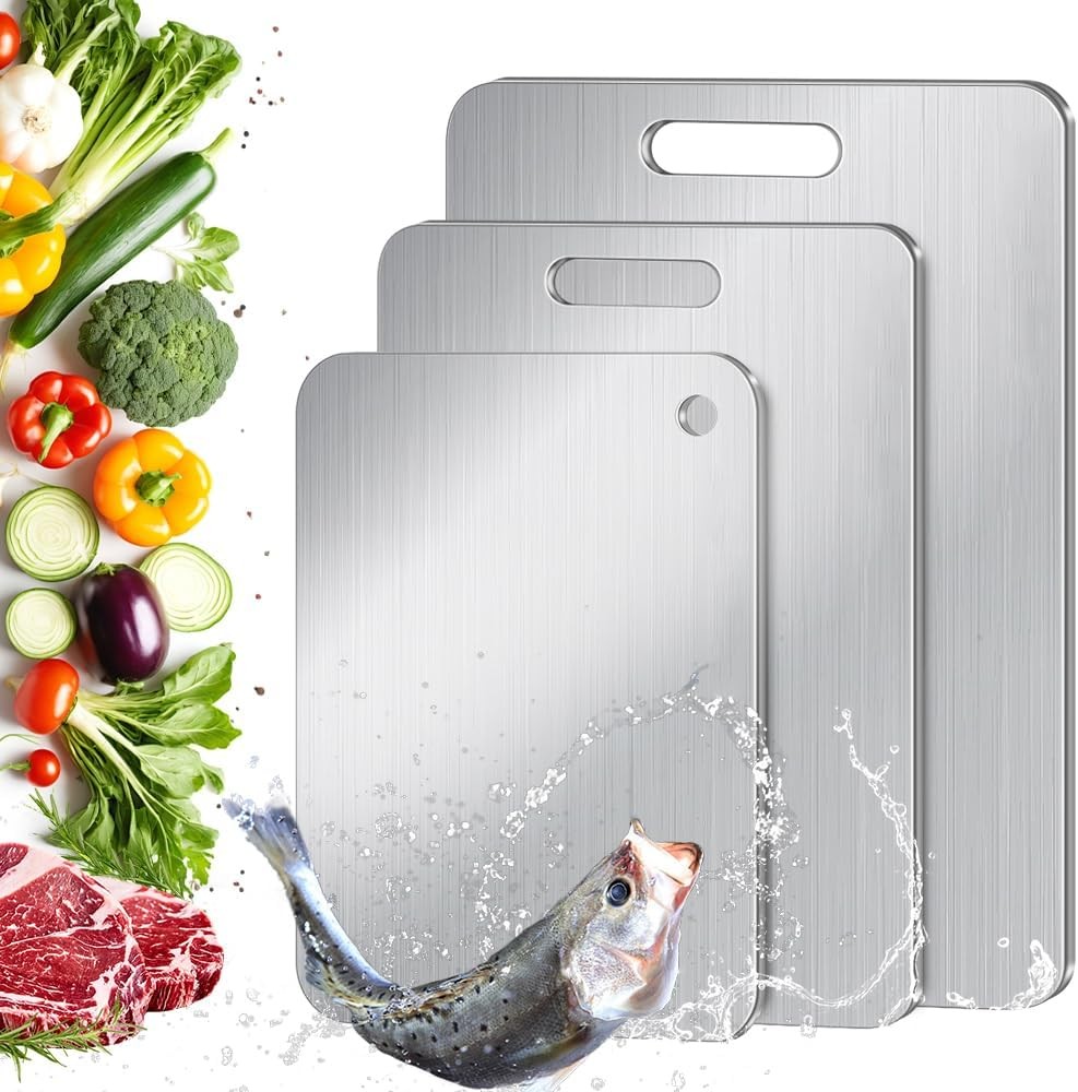 Titanium Cutting Board for Kitchen,  e Titanium Double-Sided