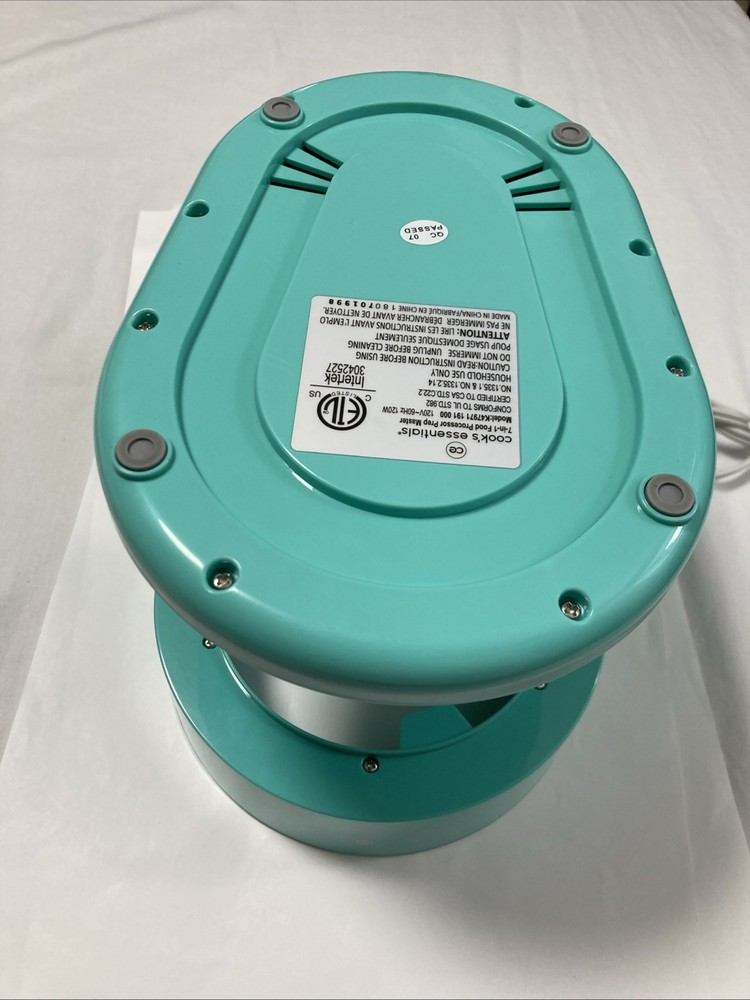 Cooks Essentials 7-1 Food Processor Model K47971 replacement Motor Base & Manual