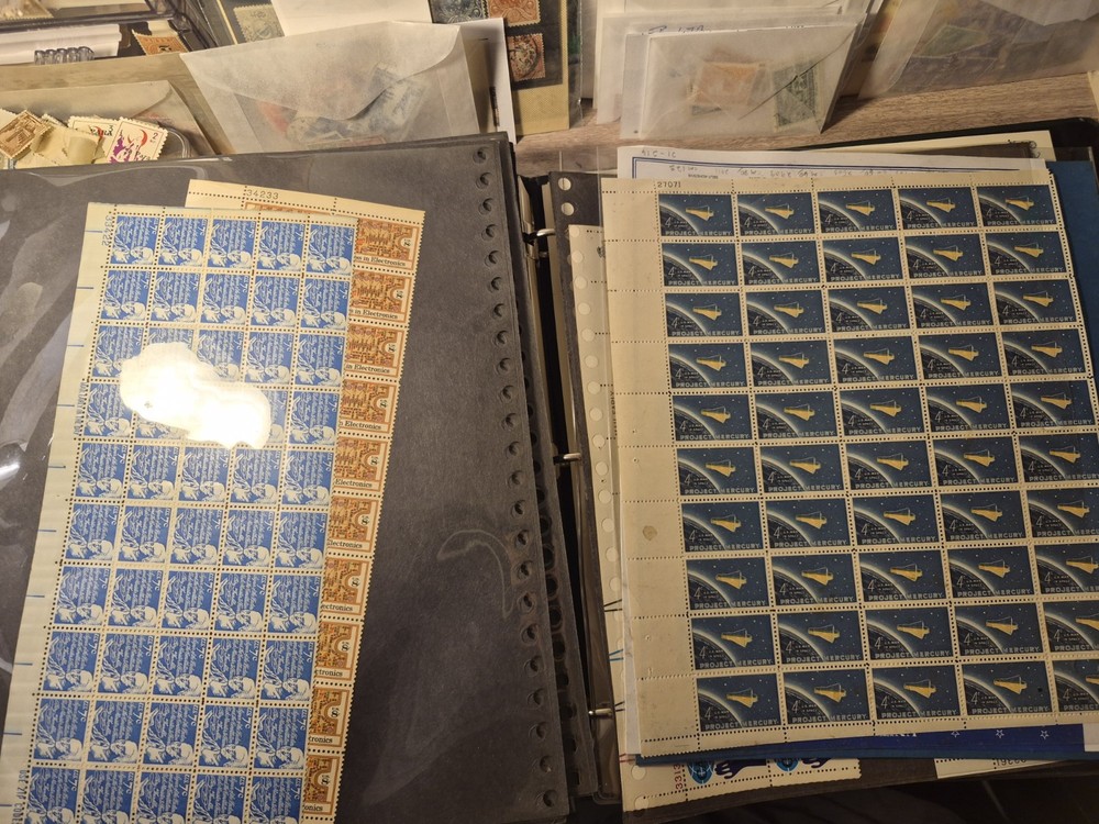 U S Classic N Blocks Set Mixed Lot, Mostly Mint With Few Uesd