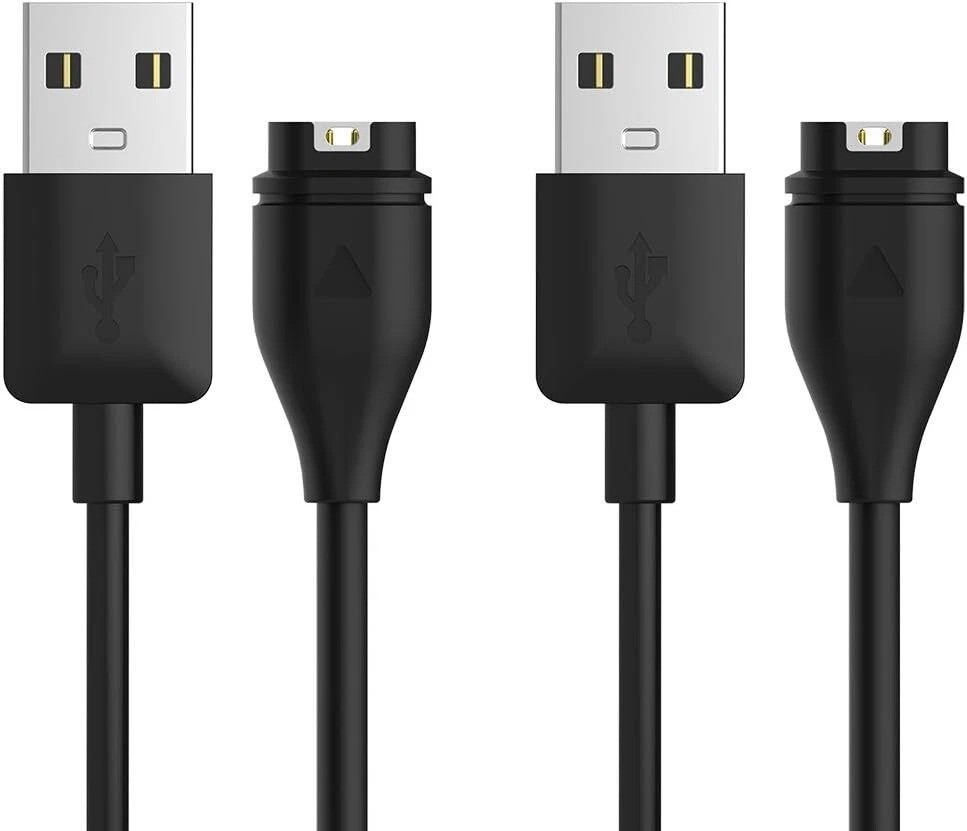 Charger Cable Compatible with Garmin Watch - 2 Pack - 1M