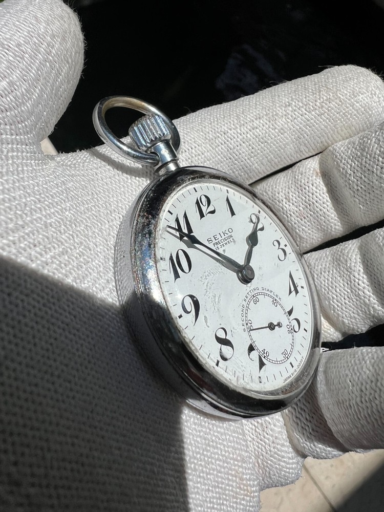 Seiko Precision 15 Jewels second setting diaflex 50 mm running
