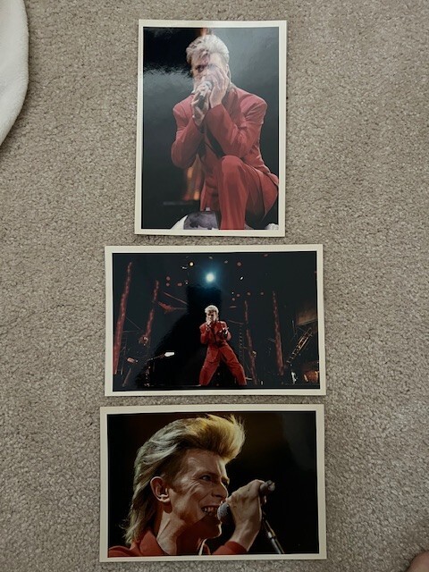 David Bowie vintage photgraphs