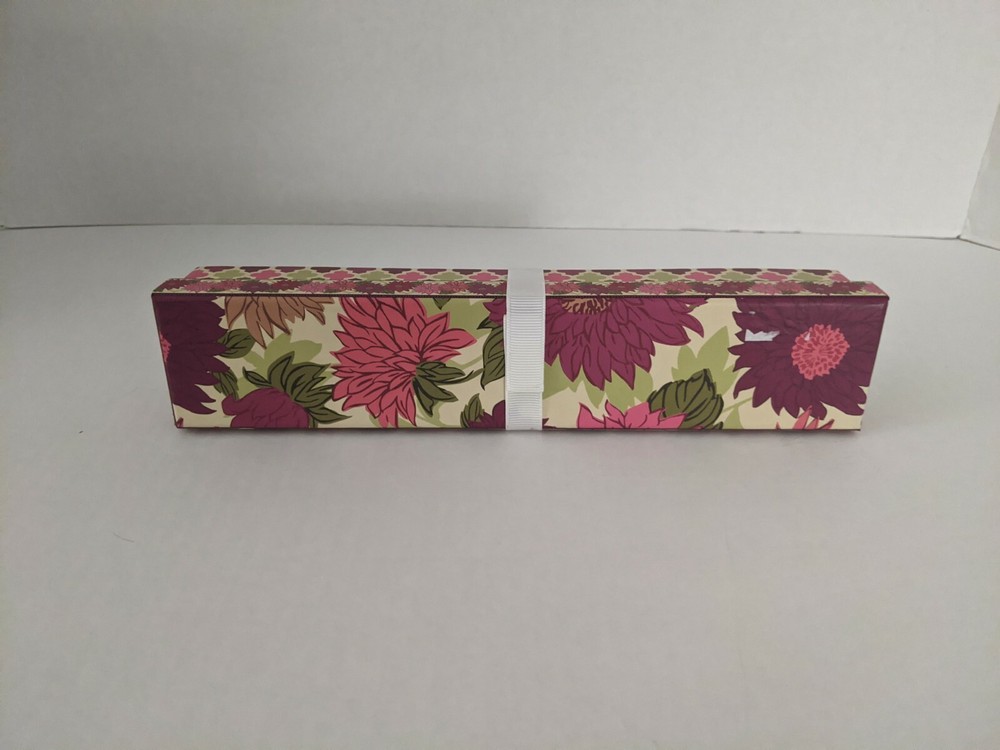 Vera Bradley PENCIL BOX SET 10 pencils & sharpener ** SEALED **