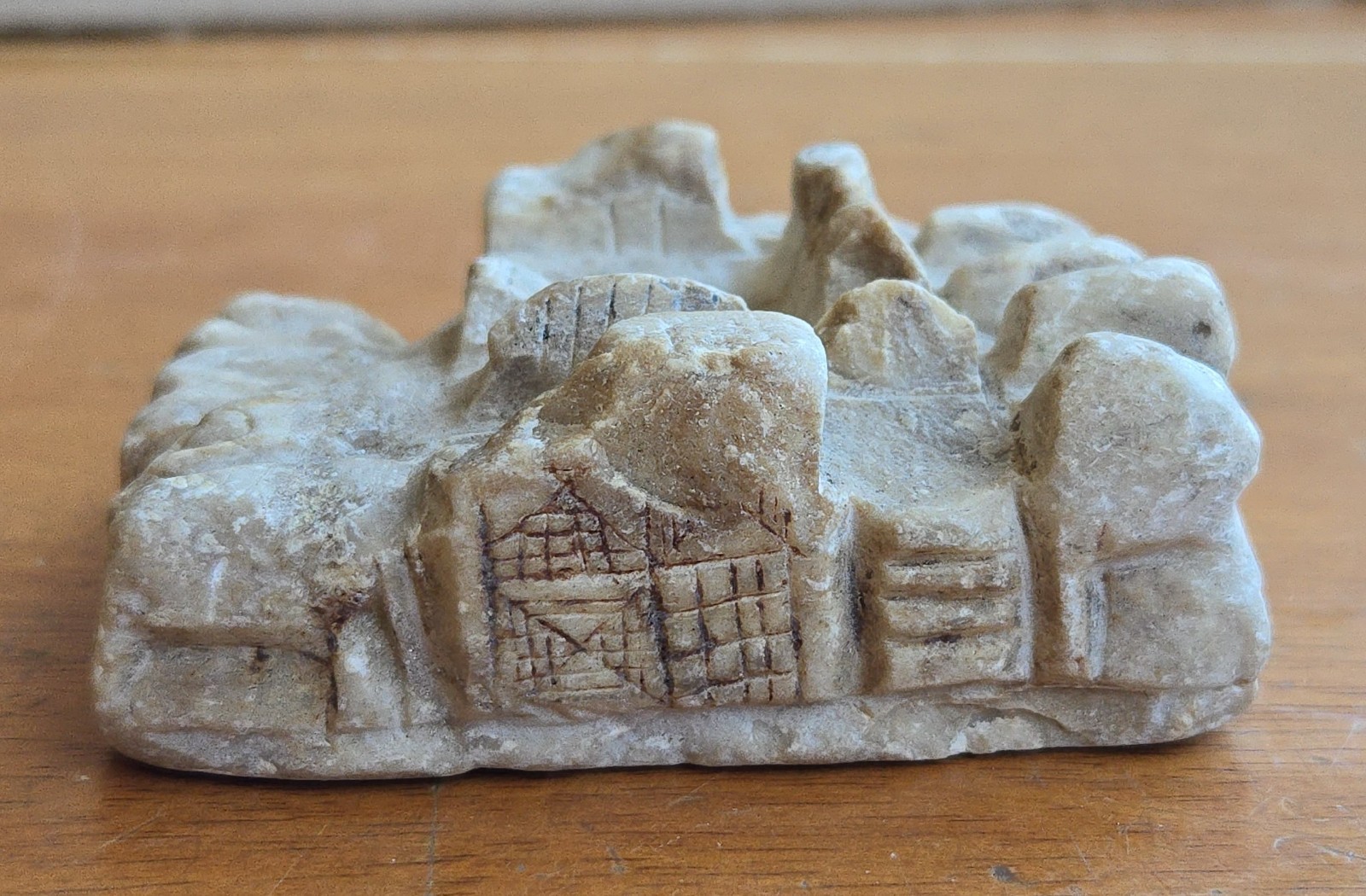 Antique Andean Carved Stone Illa Talisman Amulet Pre-Columbian Peru Andes