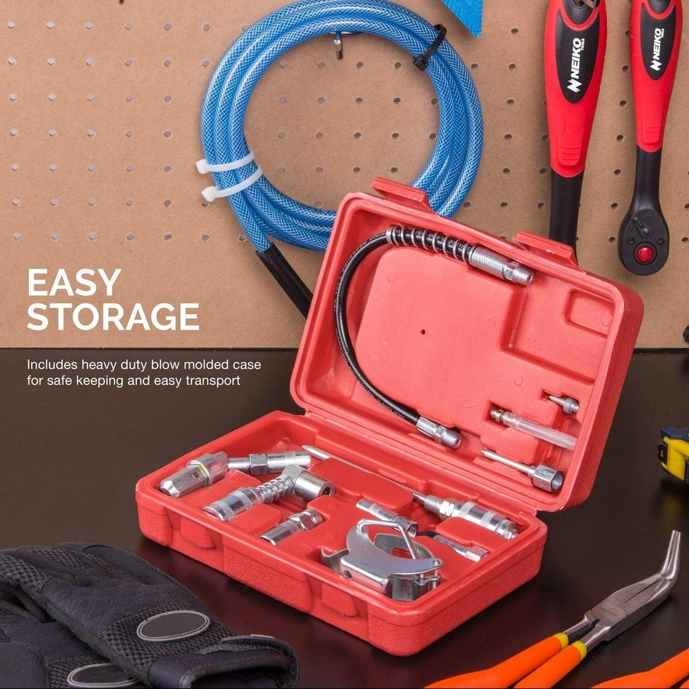 Grease Gun and Lubrication Accessory Kit Multi-Function