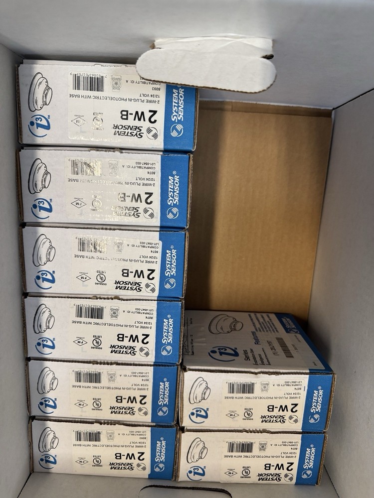 System Sensor 2W-B Smoke Detector 2-Wire White - Same Day Shipping (SEALED)
