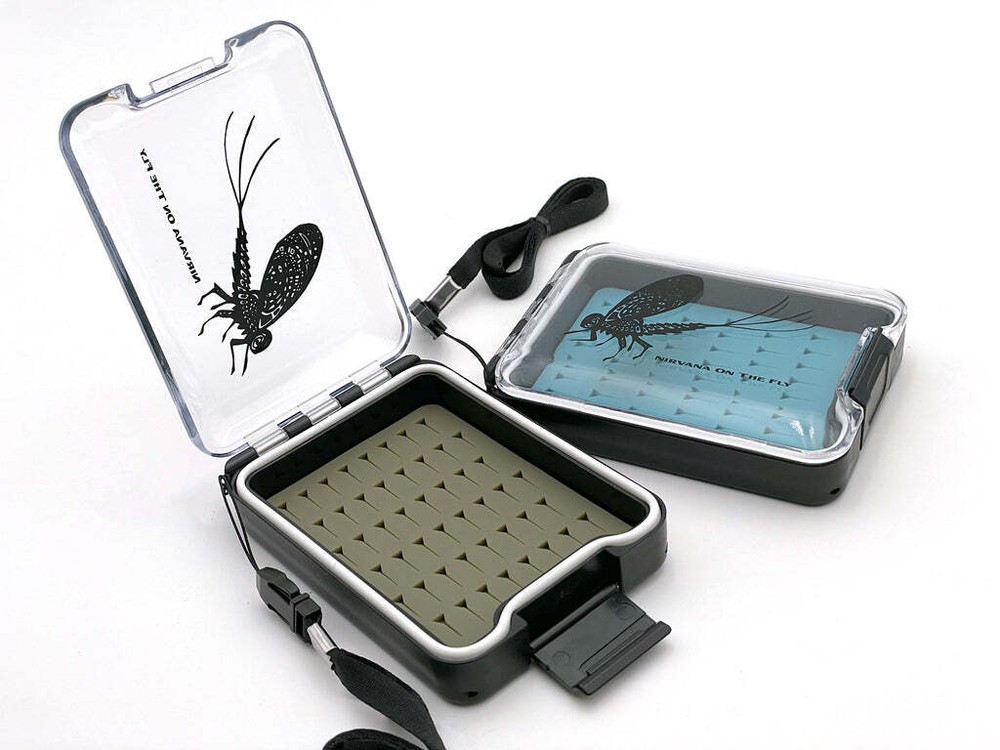 NIRVANA On The Fly Silicone Fly Box Art By Anthony Naples-Deep Box Protect Flies