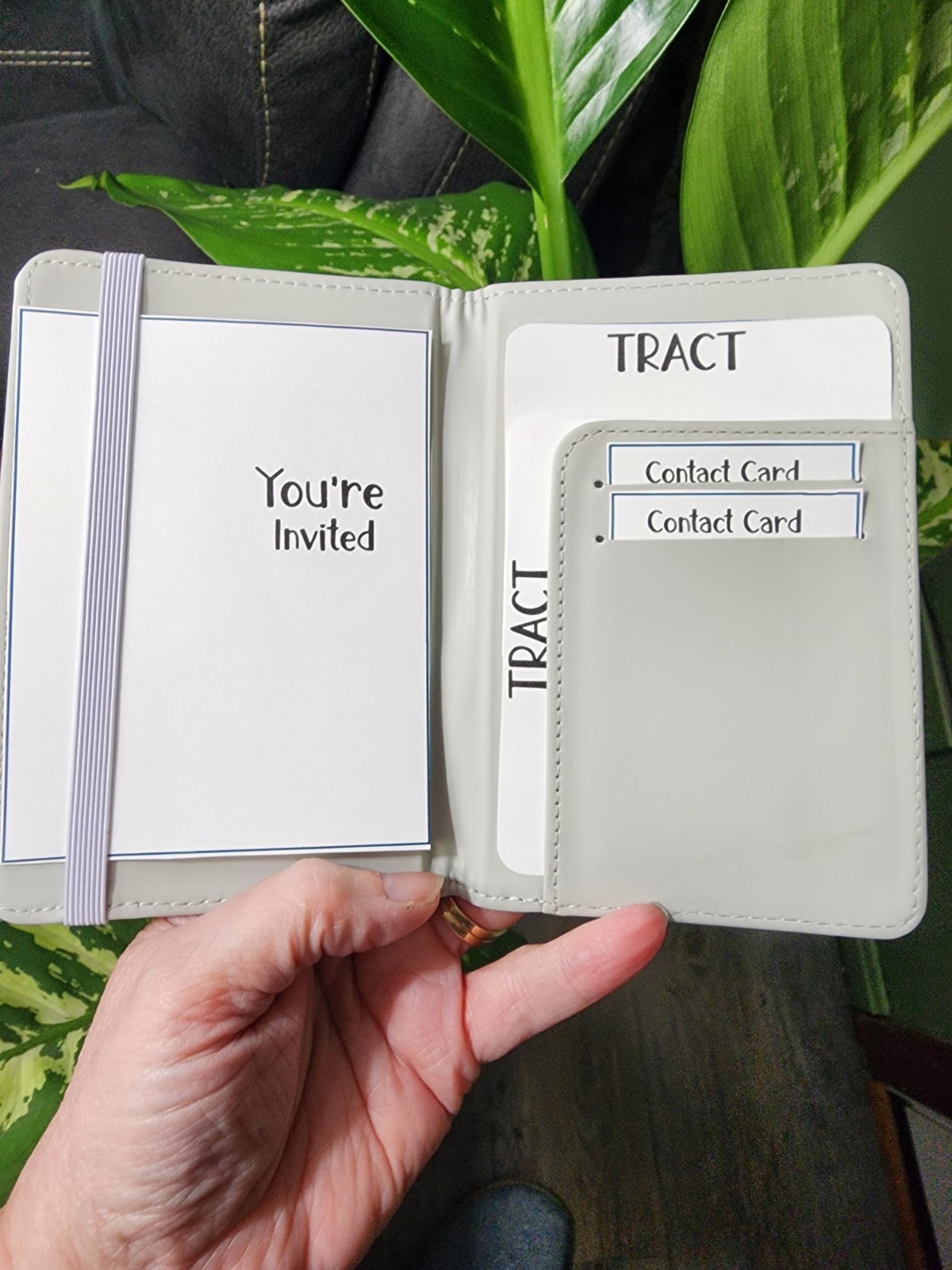 JW Mini Tract Holder - Keep Calm - Personalized