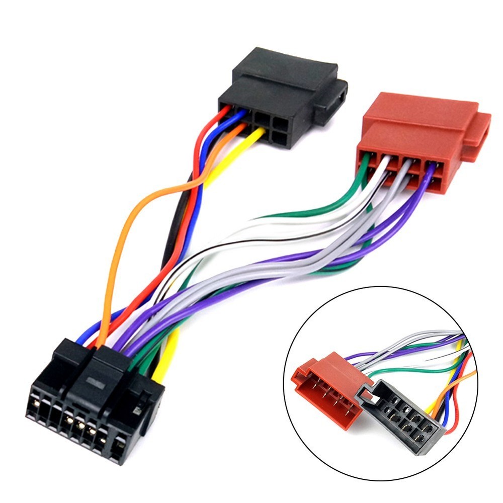 16Pin Wiring Harness Adapter Compatible With For Alpine Stereo Systems