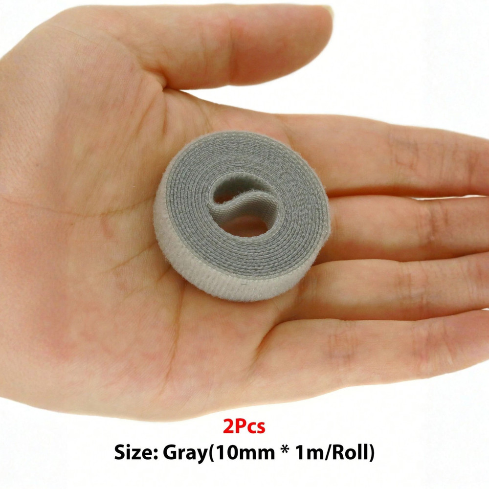 1-5m Reusable Hook and Loop Cable Tie Adjustable Cable Organizer Tape Cord Wrap