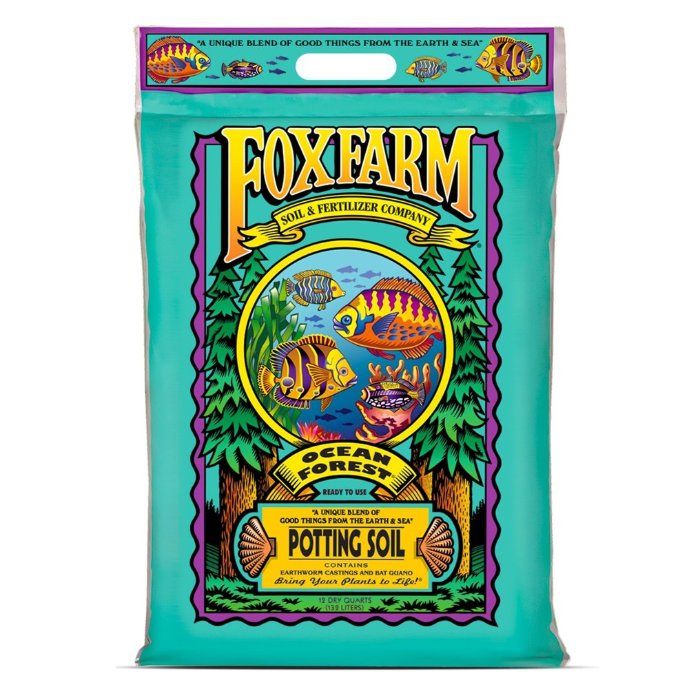 Ocean Forest Potting Soil for Container Gardens - Light, Aerated Texture with...