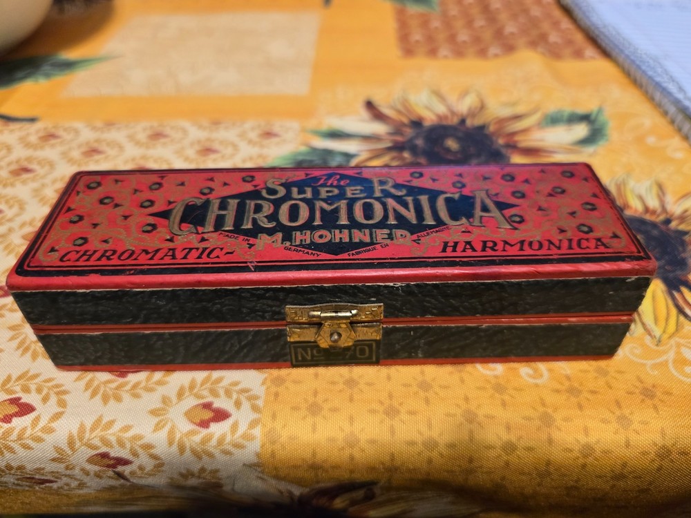 Vintage M. Hohner "Super Chromonica" Chromatic Harmonica Model 270 W MINT CASE
