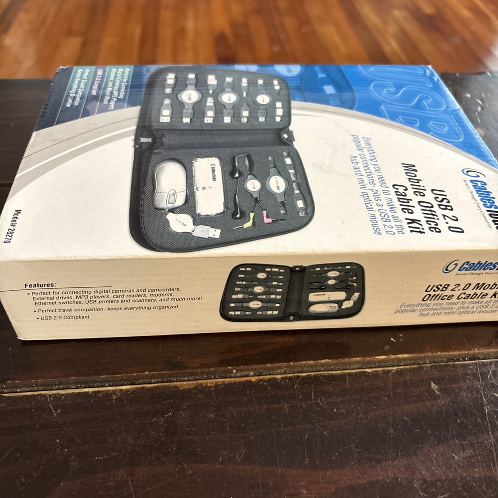 CablesToGo USB 2.0 Mobile Office Cable Kit Model 28270