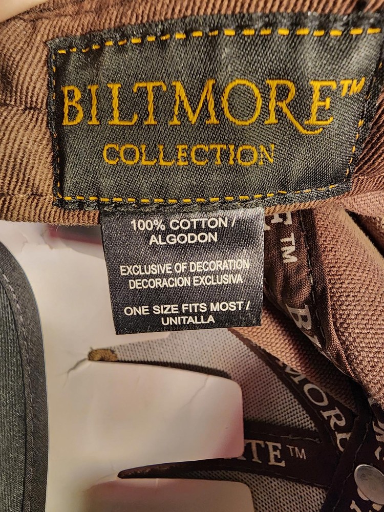 Biltmore Embroidered Beige Baseball Cap