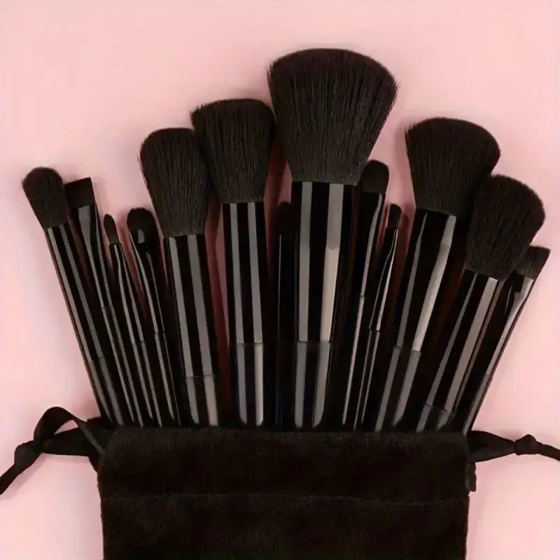 13pcs Professional Makeup Brush Set, Suitable For Foundation, Blush, Concealer A