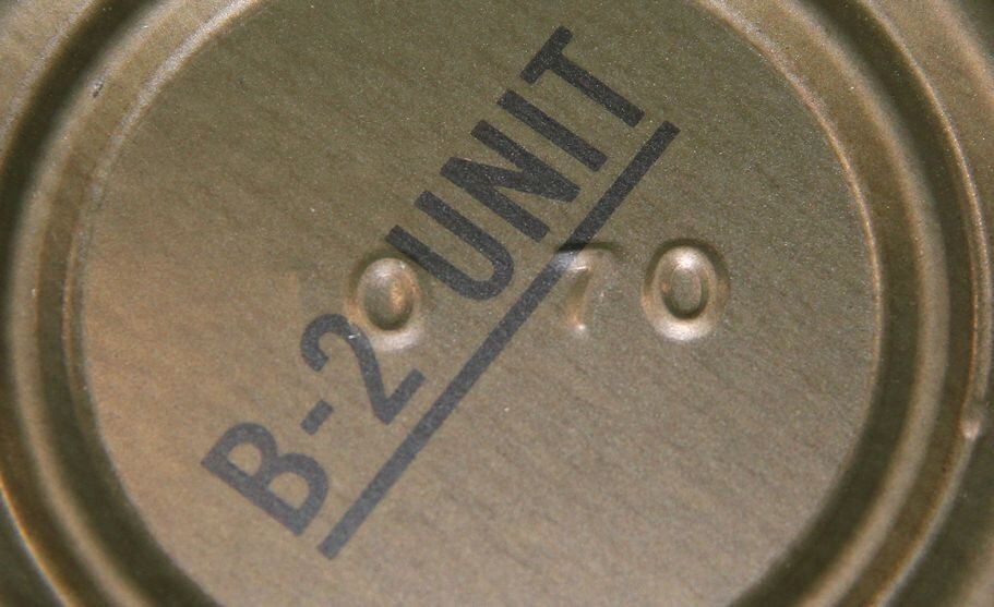 ORIGINAL UNOPENED VIETNAM 1970 DATED C-RATION B-2 UNIT CAN