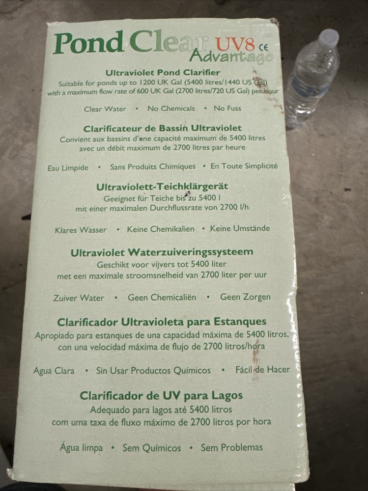 Pond Cleaner Pond Clear Uv8 Advantage