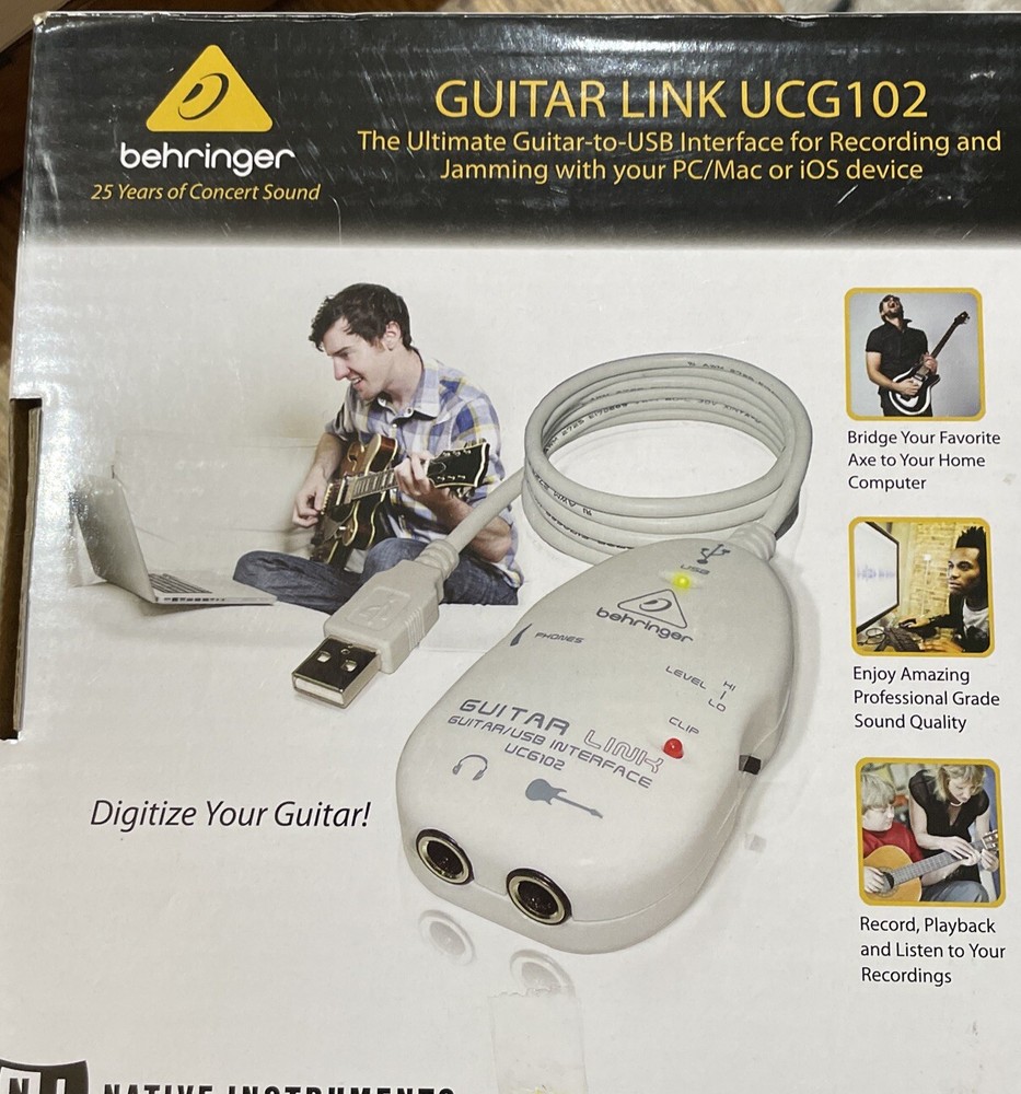 Behringer Guitar Link UCG102 USB Audio Interface