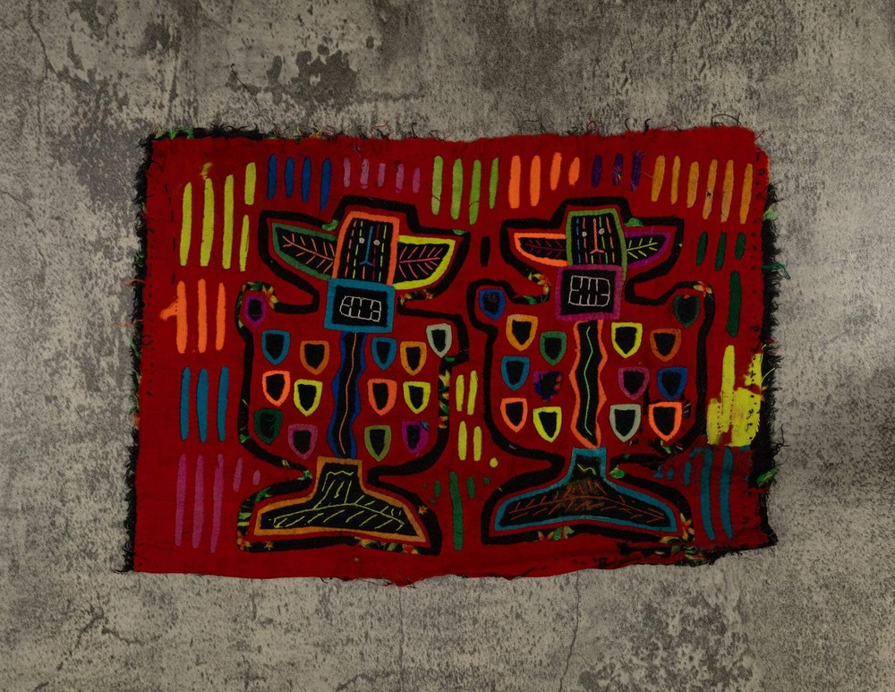 Vintage Weird Totem Pole Mola