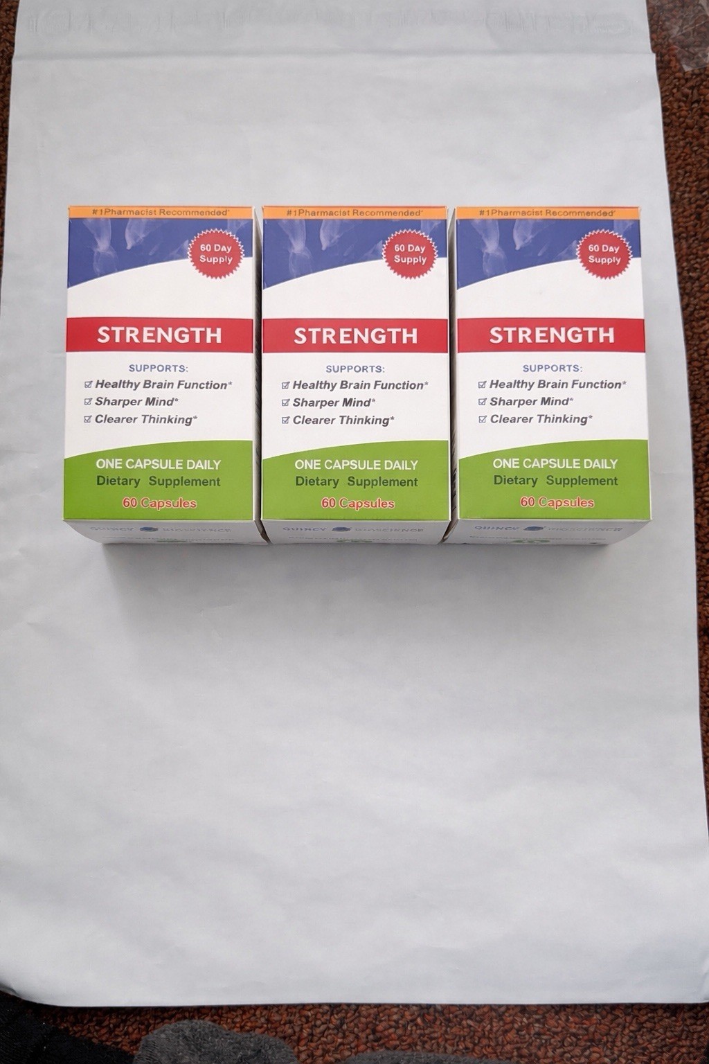 Pack Of 3, Xtra Strength 20 mg 60 Capsules .. Free Shipping