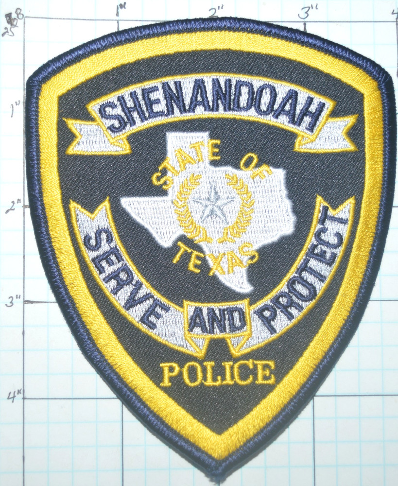 TEXAS, SHENANDOAH POLICE DEPT PATCH
