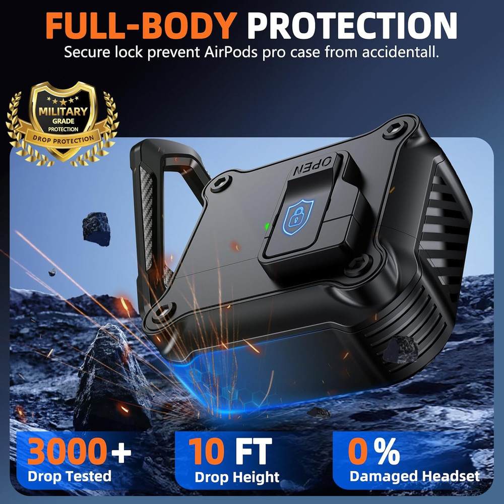 Compatible with Airpods 4Th Generation Case,With Cleaner Kit,Automatic Snap Swit