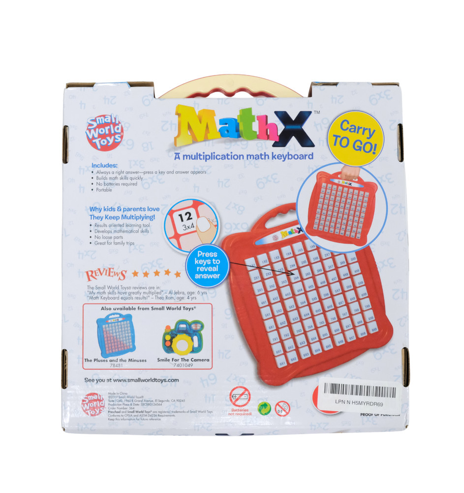 Math X Magic Keyboard [Multiplication] Math Keyboard Press to Reveal Answer