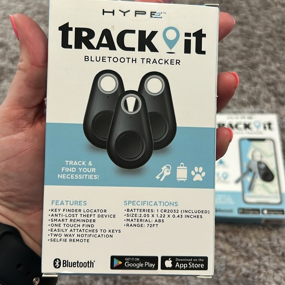 🆕 hype track it 2 - 3 pack tracker find your accessories Bluetooth anti theft